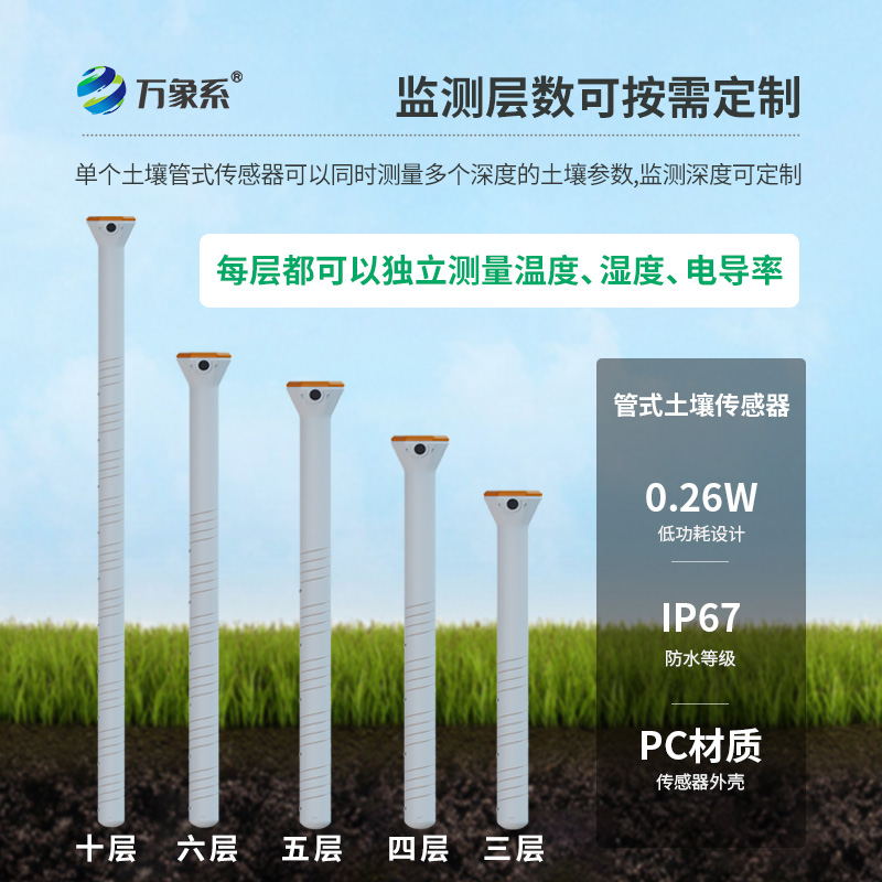 十層管式土壤墑情監(jiān)測儀——土壤里的十層電梯