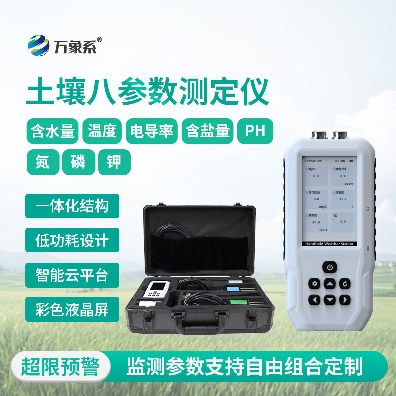 告別憑感覺種地：土壤水分溫度鹽分電導(dǎo)率PH氮磷鉀測定儀來了